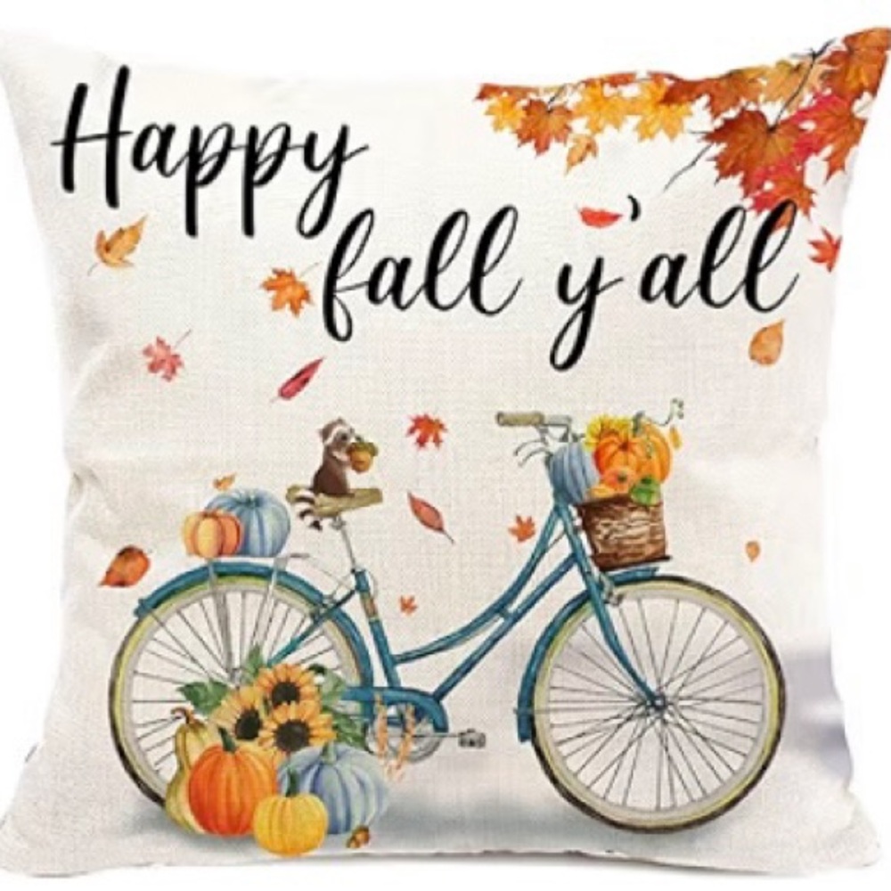 3/$12 Fall Themed Decorative Pillow Cover